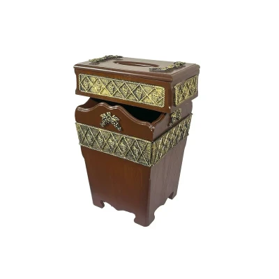 ست سطل و جا دستمال کاغذی مدل M340