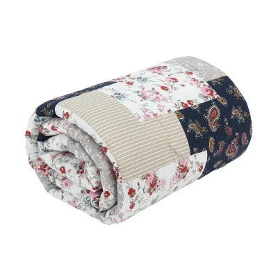 کاور لحاف آدنو مدل چهل تکه کد CH110 یک نفره سایز 160x220 سانتی متر