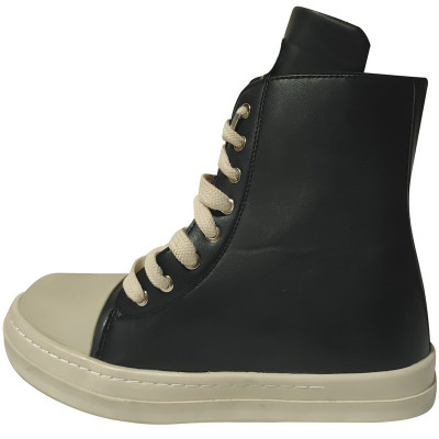نیم بوت مردانه مدل Rick Owens X Chrome Hearts