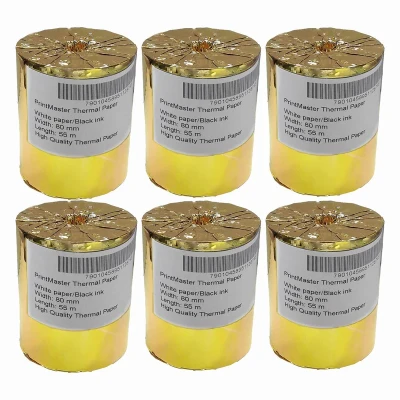 کاغذ مخصوص پرینتر حرارتی پرینت مستر مدل OKM7901 بسته 6 عددی
