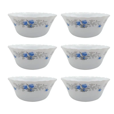 کاسه پارس اپال طرح رمانتیک کد ABG1200 بسته 6 عددی