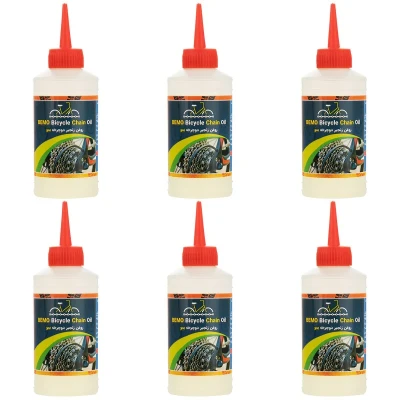 روغن زنجیر دوچرخه بمو مدل A200 حجم 80 میلی لیتر بسته 6 عددی