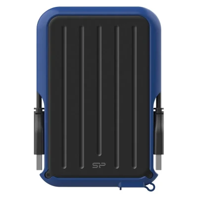 هارد اکسترنال سیلیکون پاور مدل Armor A66 ظرفیت یک ترابایت دارای رابط USB Type-A 3.2