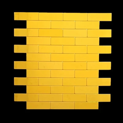 دیوارپوش مدل تایل بین کابینتی پشت چسبدار طرح آجری بسته 11 عددی