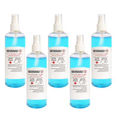 محلول ضدعفونی کننده نیوساد مدل Antiseptic حجم 120 میلی لیتر مجموعه 5 عددی