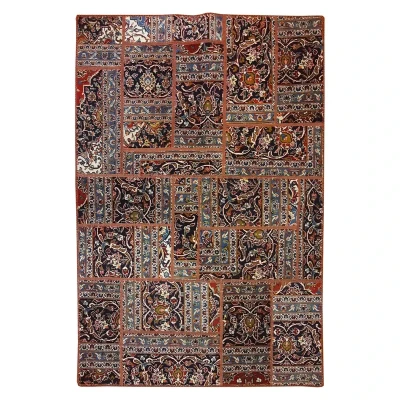 کلاژ فرش دستبافت سه متری مدل چهل تکه کد N.K.P.CO.C20