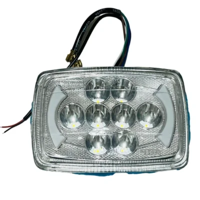 چراغ جلو بلوری ال ای دی موتور سیکلت وارون مدل 8 لنزه کد W-26-SMD-CC مناسب برای هوندا