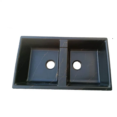 سینک ظرفشویی گرانیت توکار دو لگنه مدل SGBG2V