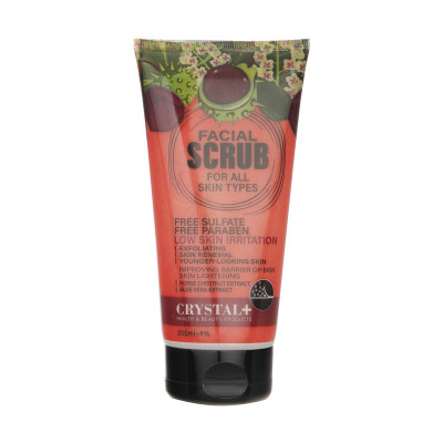 اسکراب لایه بردار پوست کریستال مدل Horse Chestnut-Aloe Vera حجم 200 میلی لیتر