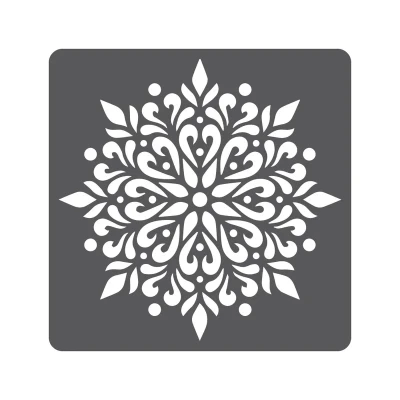 شابلون طرح گل هشت پر کد KM-sh1
