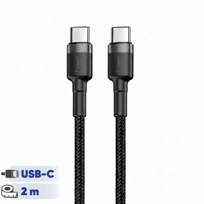 کابل USB-C باسئوس مدل CATKLF-HG1 طول 2 متر
