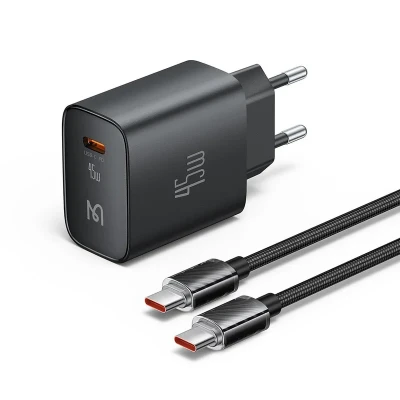 شارژر دیواری 45 وات مک دودو مدل CH-5080 به همراه کابل USB-C