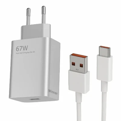 شارژر دیواری 67 وات واینر مدل Note 13 Pro به همراه کابل USB-C