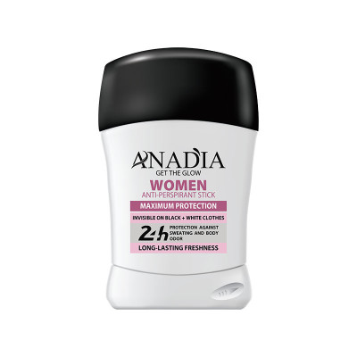 استیک ضد تعریق زنانه آنادیا مدل ANTI PRESPIRANT حجم 80 میلی لیتر
