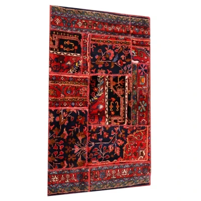 کلاژ فرش دستباف 1.5 متری کارپینوس طرح آنتیک