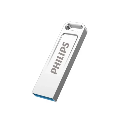 فلش مموری 64 گیگابایت فیلیپس مدل FM21UA-F با رابط USB 2.0، سرعت خواندن 30 مگابایت بر ثانیه، سرعت نوشتن 15 مگابایت بر ثانیه، ضد خش و ضد اثر انگشت، سازگار با ویندوز، مک OS و لینوکس