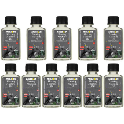 روغن ماشین اصلاح اندرسون مدل 2700 حجم 120 میلی لیتر بسته 11 عددی