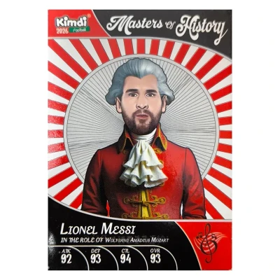 اسباب بازی زینتی کیمدی مدل master of history مسی کد 2026