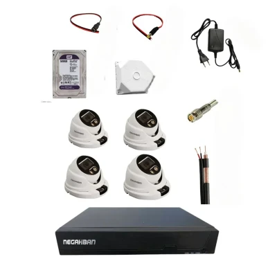 پکیج دوربین مداربسته 4 عدد دام مدل DN-842-X33