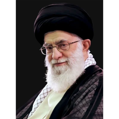 تابلو شاسی طرح رهبر معظم انقلاب حضرت سید علی خامنه ای مدل T1075