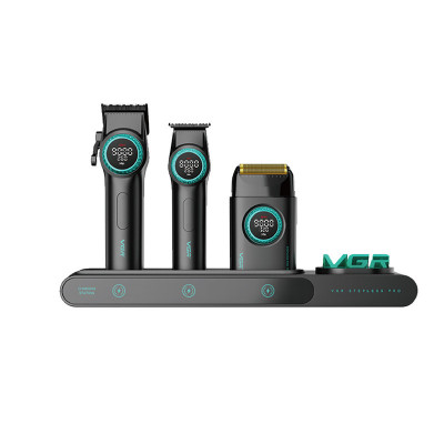 ست ماشین اصلاح موی سر و صورت شارژی وی جی آر مدل  suoer power 3*1 مجموعه 3 عددی