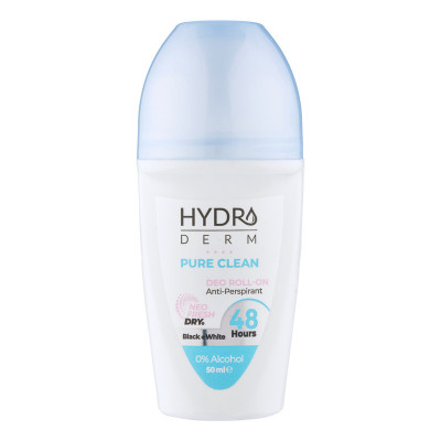 رول ضد تعریق زنانه هیدرودرم مدل Pure Clean حجم 50 میلی لیتر
