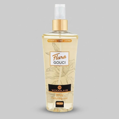 بادی اسپلش زنانه وودلایک مدل Flura Gouci حجم 250 میلی‌لیتر