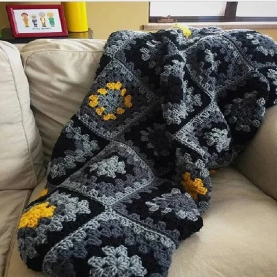 شال مبل و تخت مدل B سایز 120× 120 سانتیمتر
