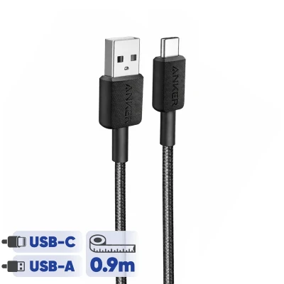 کابل تبدیل USB به USB-C انکر مدل 322A81H5 طول 0.9 متر