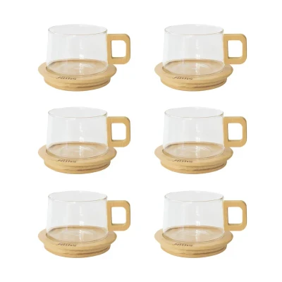 سرویس چای خوری 12 پارچه 6 نفره شاهین مدل SHN-122