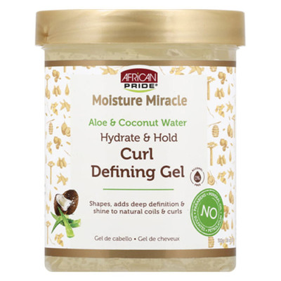 ژل حالت‌دهنده مو آفریکن پراید مدل Hydrate &amp; Hold حجم 510 میلی‌لیتر