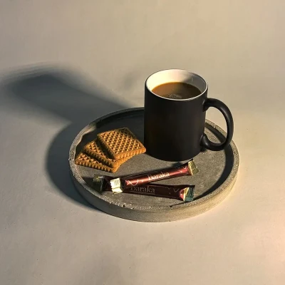 سینی مدل بتنی طرح دایره