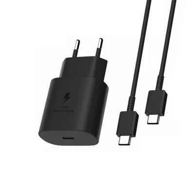 شارژر دیواری 25 وات سوموس تل مدل SAM A26 FAST Q03 به همراه کابل تبدیل USB-C