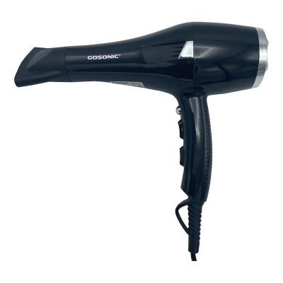 سشوار خانگی 2000 وات گوسونیک مدل GHD-251، موتور DC، وزن 1000 گرم، دارای سری متمرکز‌کننده باریک با ویژگی صاف‌کنندگی، حجم‌دهندگی، با قابلیت باد سرد