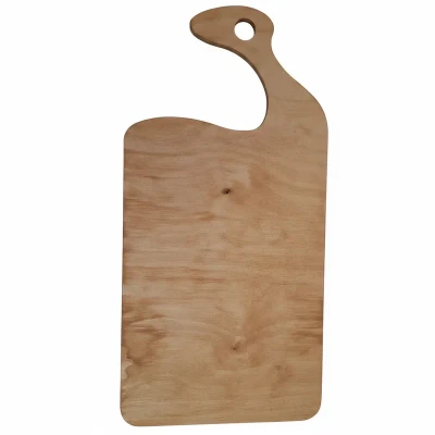تخته سرو و سرو پیتزا مدل مار 02 چوب چندلایه وارداتی درجه یک با دسته و سوراخ آویزان، ابعاد 25×35×15 میلی‌متر، شستشو با دست