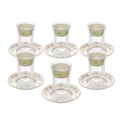 سرویس چای خوری 12 پارچه 6 نفره آنجلا مدل ZP-316