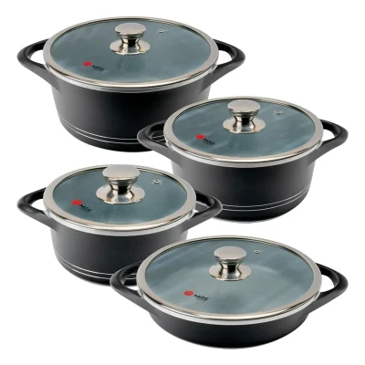 سرویس قابلمه و تابه گرانیت 10 پارچه ام جی اس مدل فورج کد 002