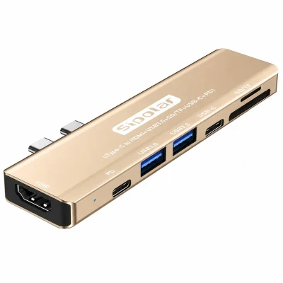 هاب 7 پورت USB-C سیپولار مدل 2Type-C in Mac-HDMI