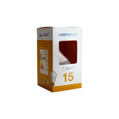 لامپ 15 وات نمانور مهتابی مدل LED پایه E27