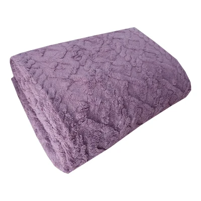 پتو مسافرتی 2 نفره مدل گیس باف سایز 220x200 سانتی‌متر