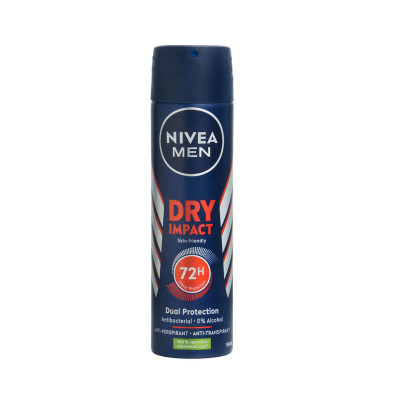 اسپری ضد تعریق مردانه نیوا مدل Dry Impact حجم 150 میلی لیتر