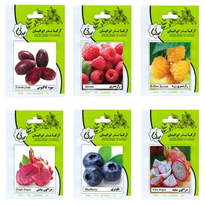 بذر میوه های لوکس آرکا بذر ایرانیان کد 006-ARK مجموعه 6 عددی
