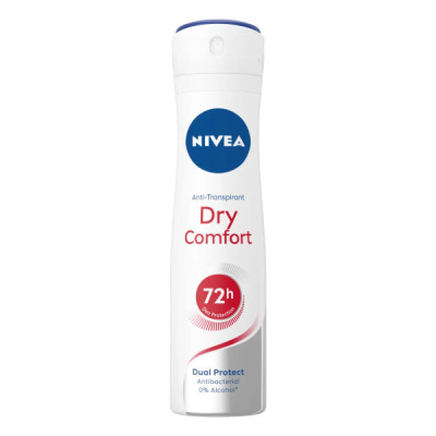 اسپری ضد تعریق زنانه نیوآ مدل Dry Comfort 72H حجم 150 میلی لیتر