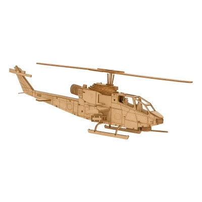 ساختنی 110 تکه مدل ماکت چوبی هلیکوپتر کد M192