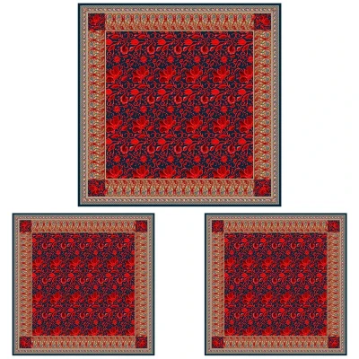 ست رومیزی سه تکه طرح سنتی کد9982.1