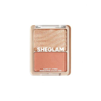 پالت هایلایتر و رژگونه شیگلم مدل Glam Hybrid شماره 101