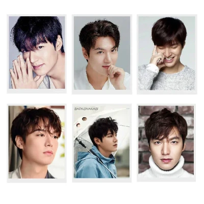پوستر دیواری بادکنک آبی طرح لی مین هو مدل Lee Min-ho1  مجموعه شش عددی