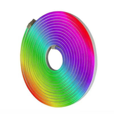 ریسه نئون فلکسی مدل RGB کد 12v طول 1 متر