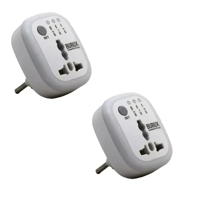 مبدل برق بروکس مدل 3 به 2 تایمردار بسته 2 عددی