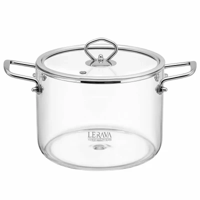 قابلمه لراوا مدل شیشه ای کد 45L سایز 20